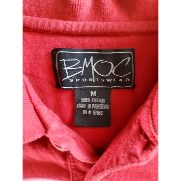 VTG Alabama Crimson Tide Executive Polo Shirt Mens Medium Red Logo Short Sleeve - Picture 2 of 7